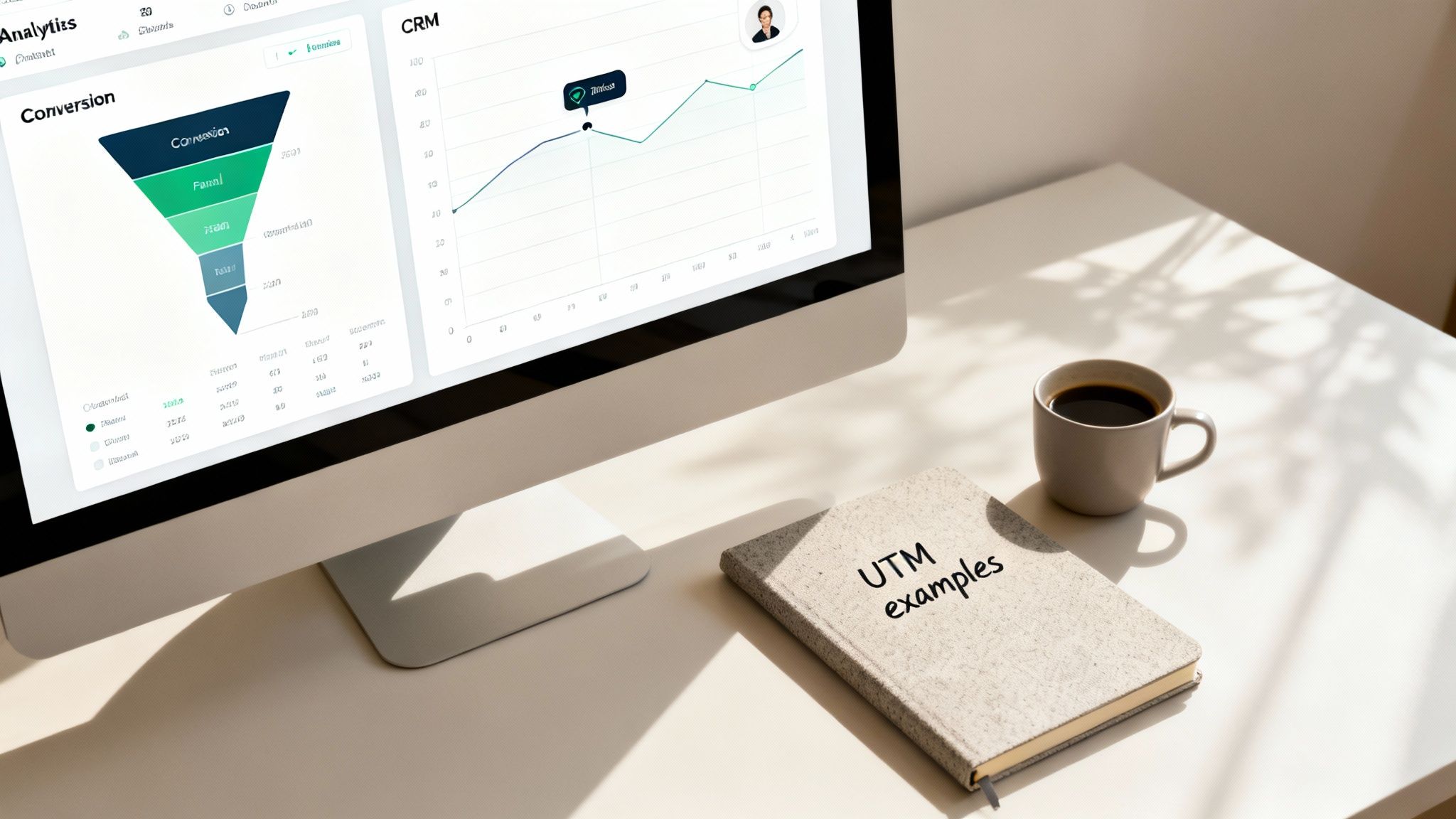 Screenshot of the Google Analytics 4 dashboard showing traffic sources and user engagement metrics.