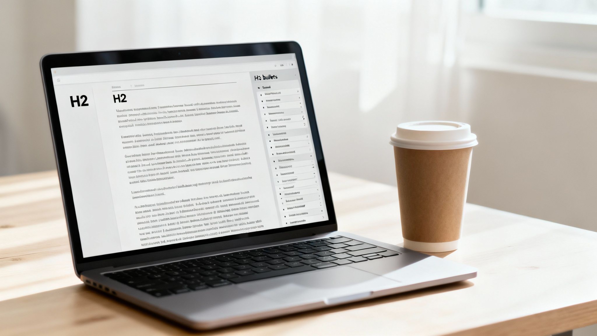 A blueprint of a website with different page types like homepage, blog post, and product page highlighted.