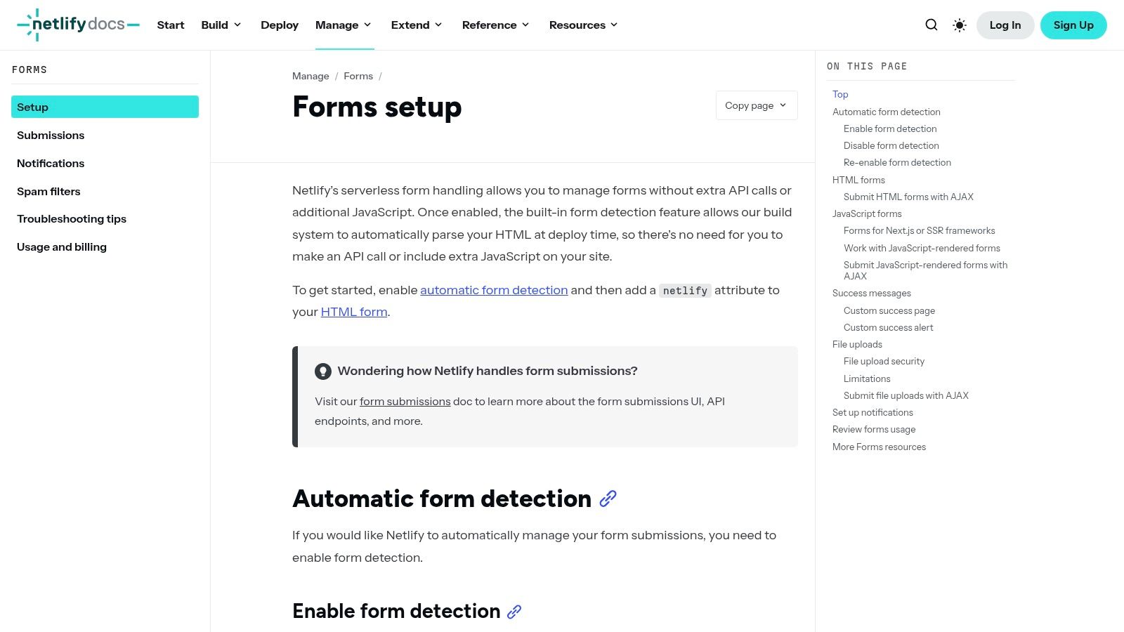 Netlify Forms