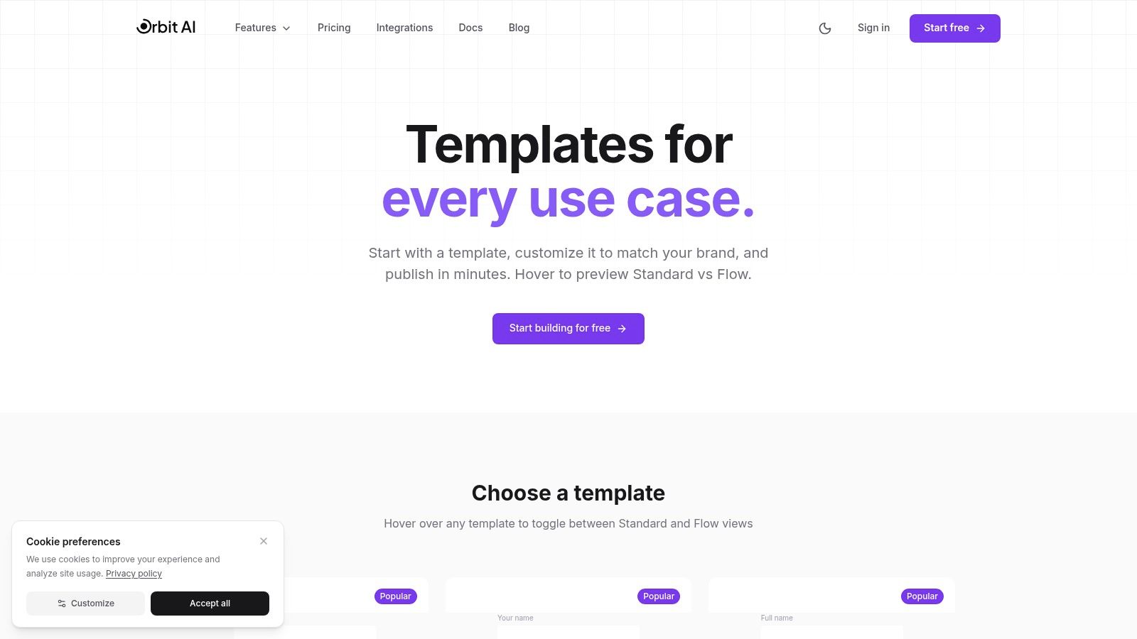 Orbit AI: AI-Powered Templates for High-Converting Referral Flows