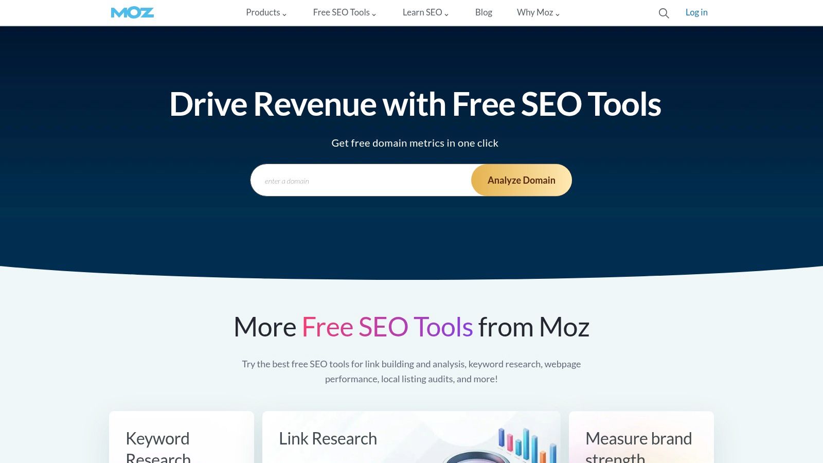 Moz Free SEO Tools & MozBar