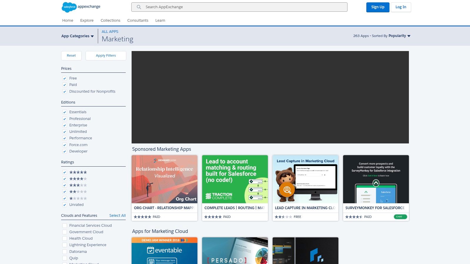 Salesforce AppExchange – Marketplace for lead‑gen apps