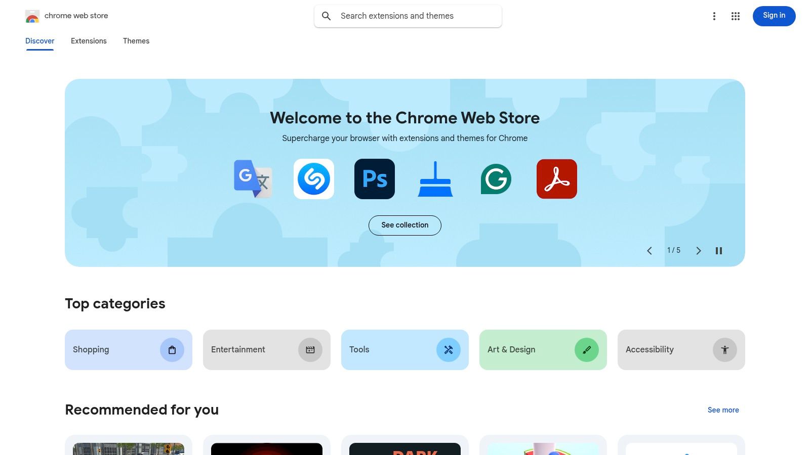 Chrome Web Store – SEO Extensions Hub