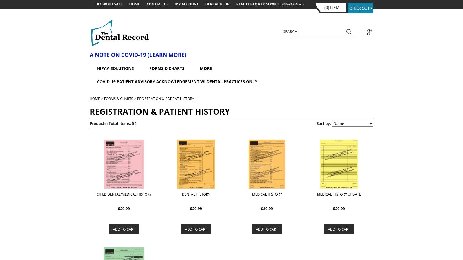 The Dental Record's patient forms