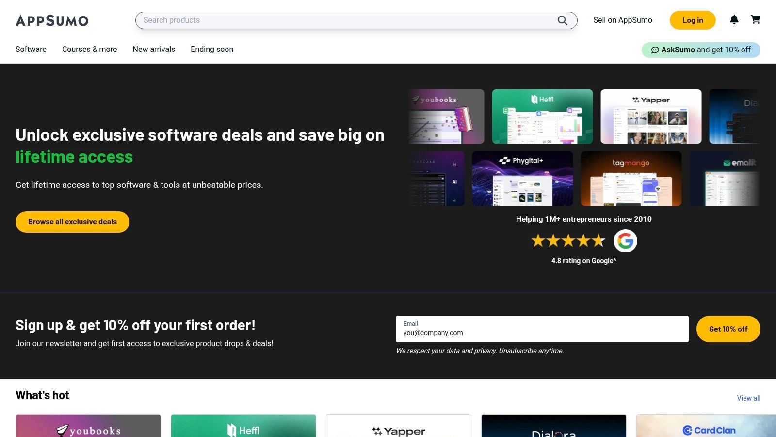 AppSumo (Marketplace for AI SEO tools)