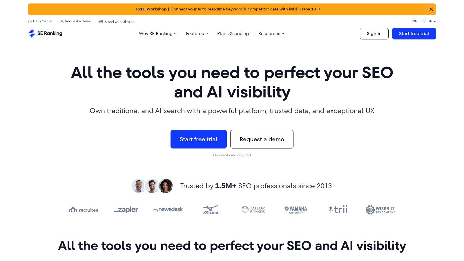 SE Ranking (+ SE Visible)