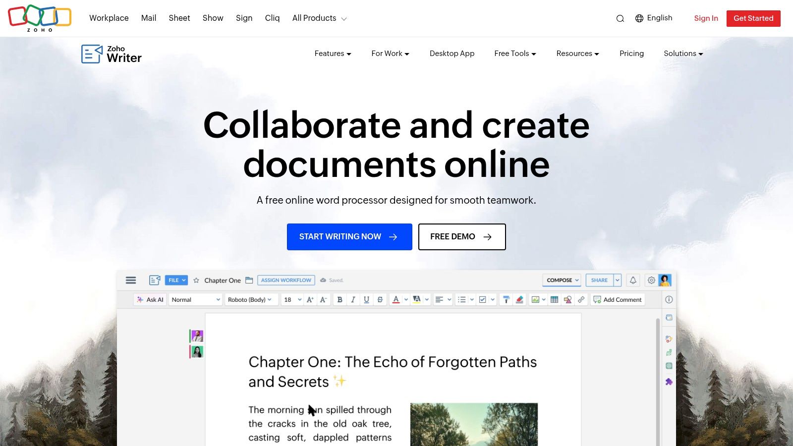Zoho Writer