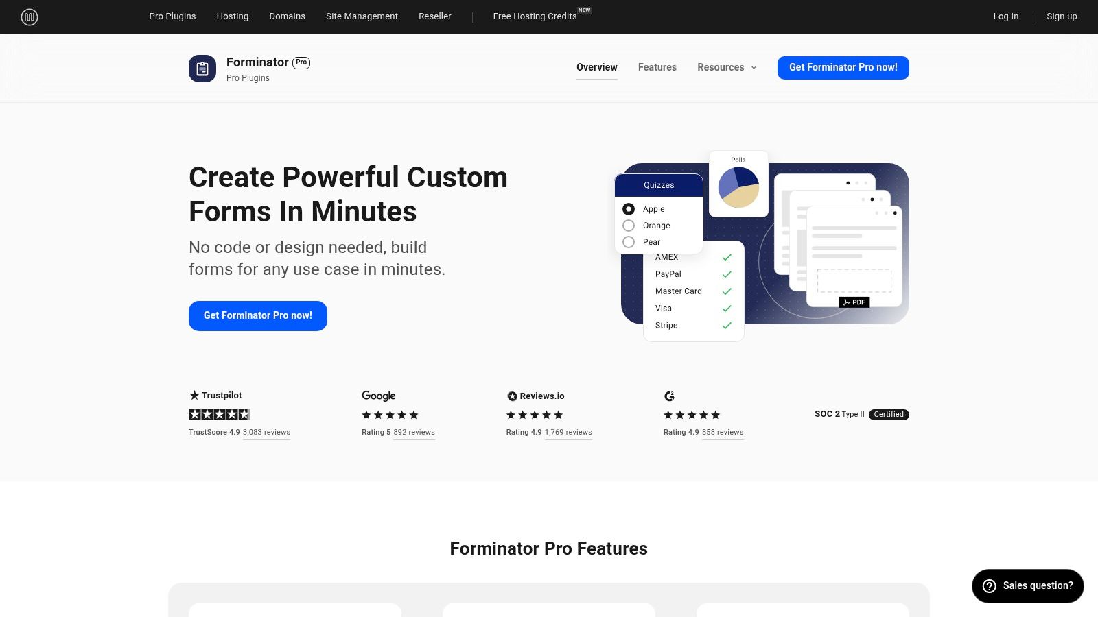Forminator Pro by WPMU DEV