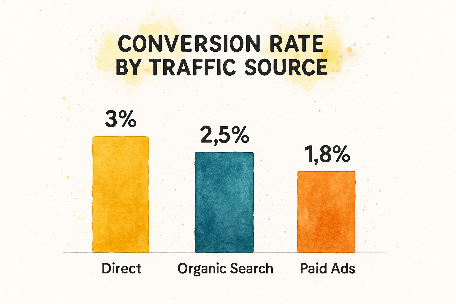 Infographic about how to improve website conversion rates