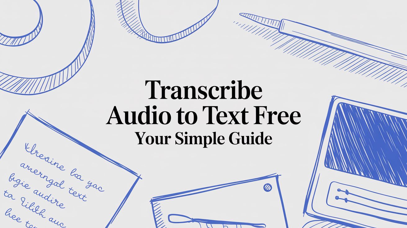 Transcribe Audio to Text Free Your Simple Guide