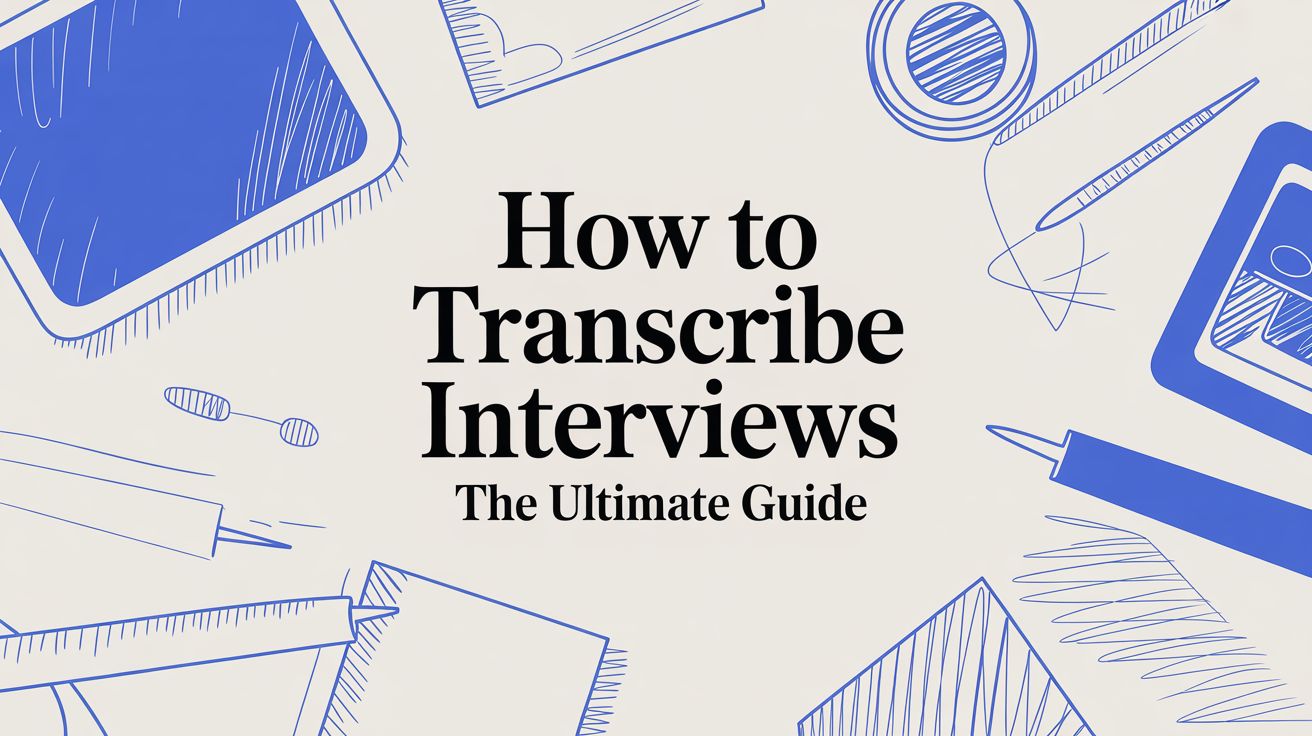 How to Transcribe Interviews The Ultimate Guide