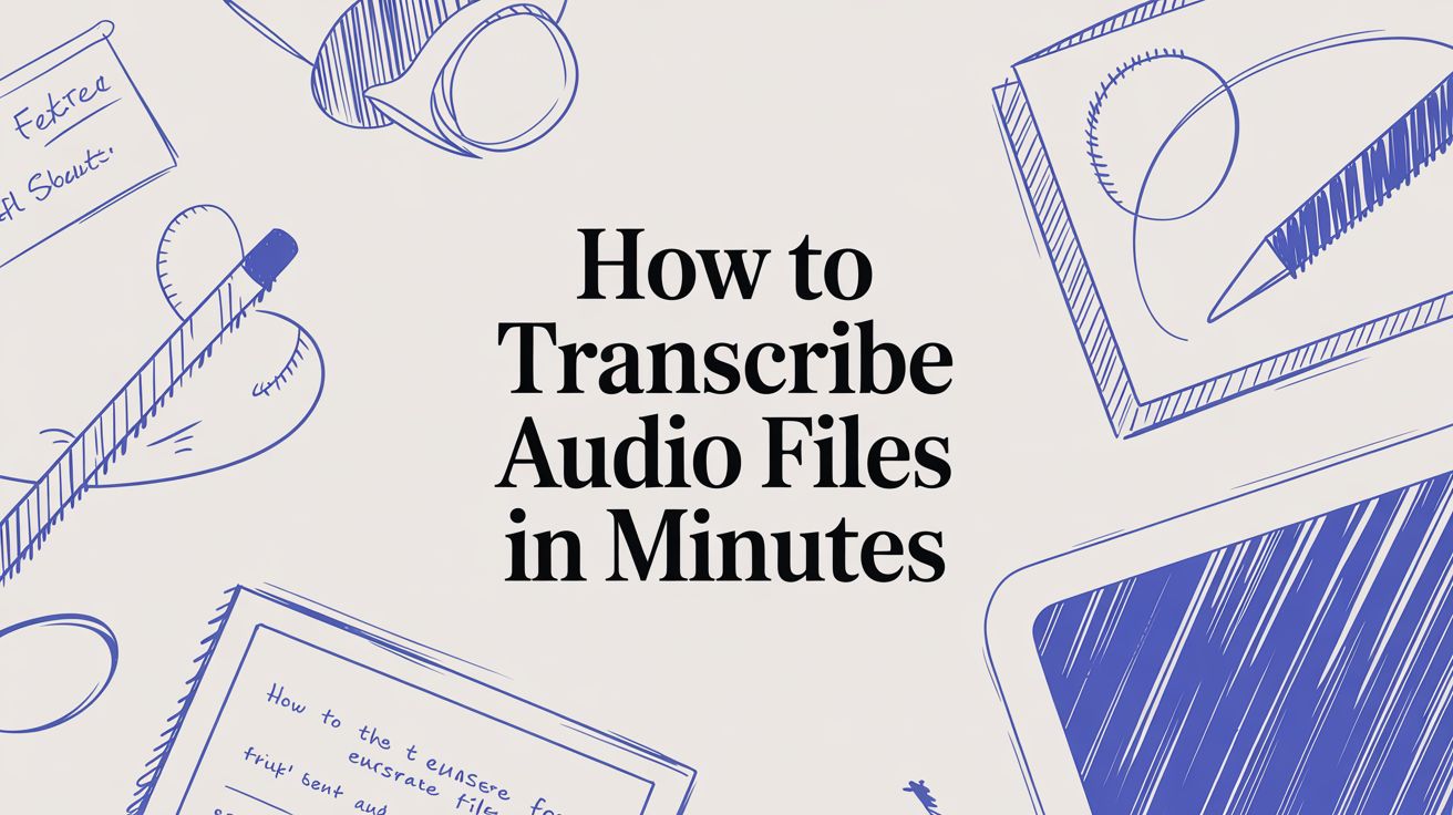 How to Transcribe Audio Files in Minutes