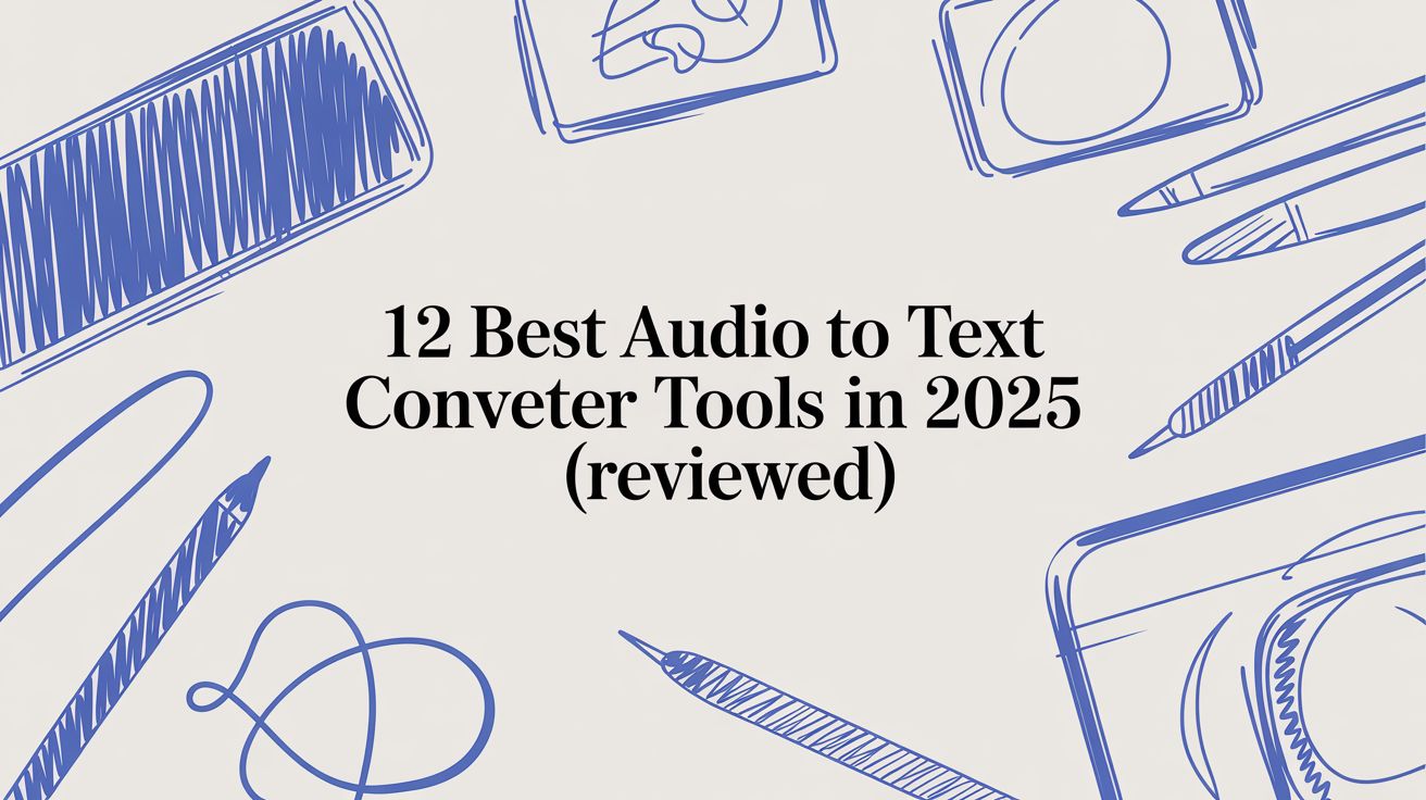 12 Best Audio to Text Converter Tools in 2025 (Reviewed)