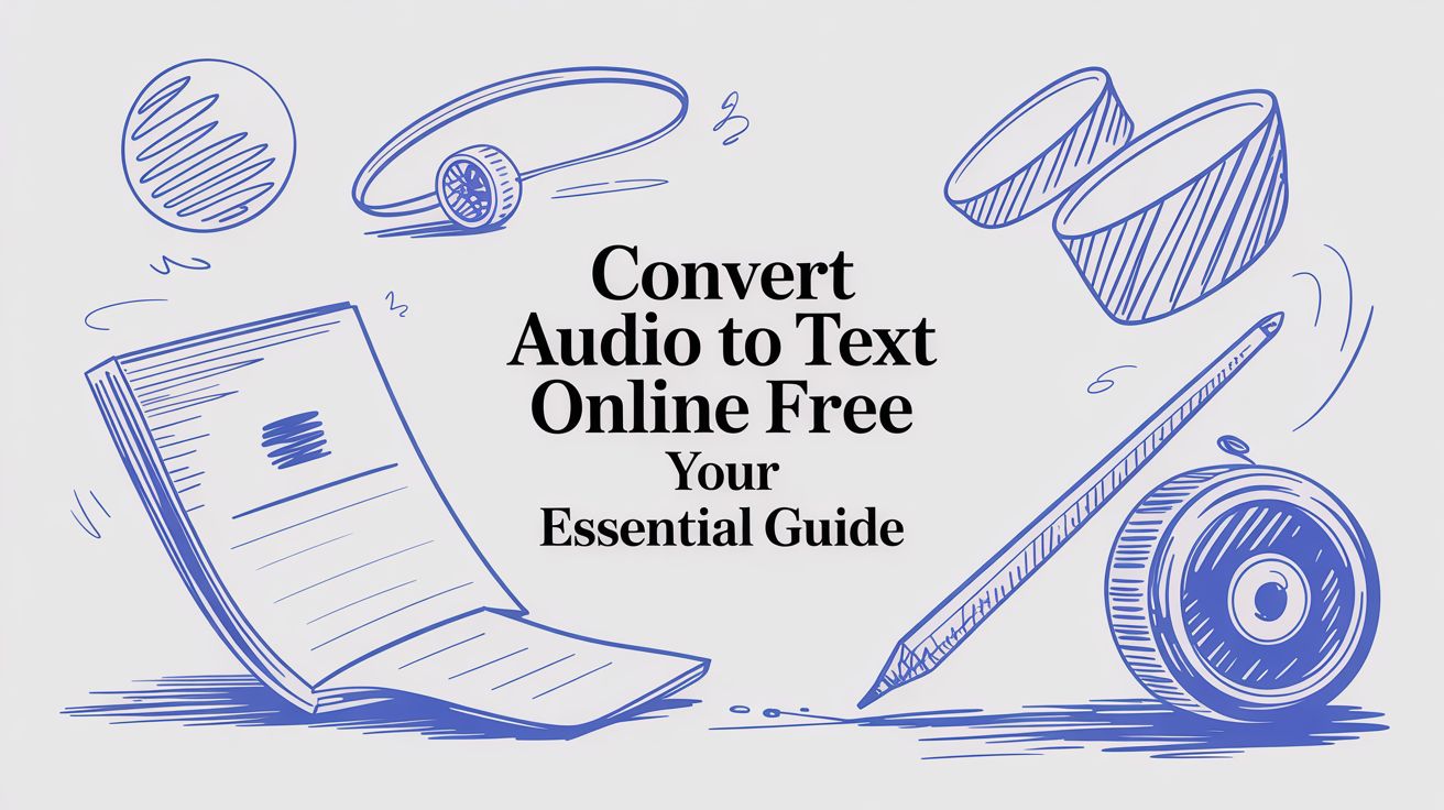Convert Audio to Text Online Free Your Essential Guide