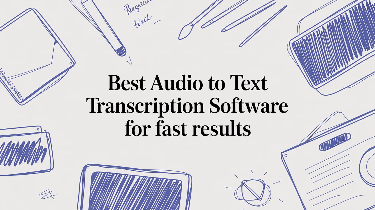 Best Audio to Text Transcription Software for Fast Results
