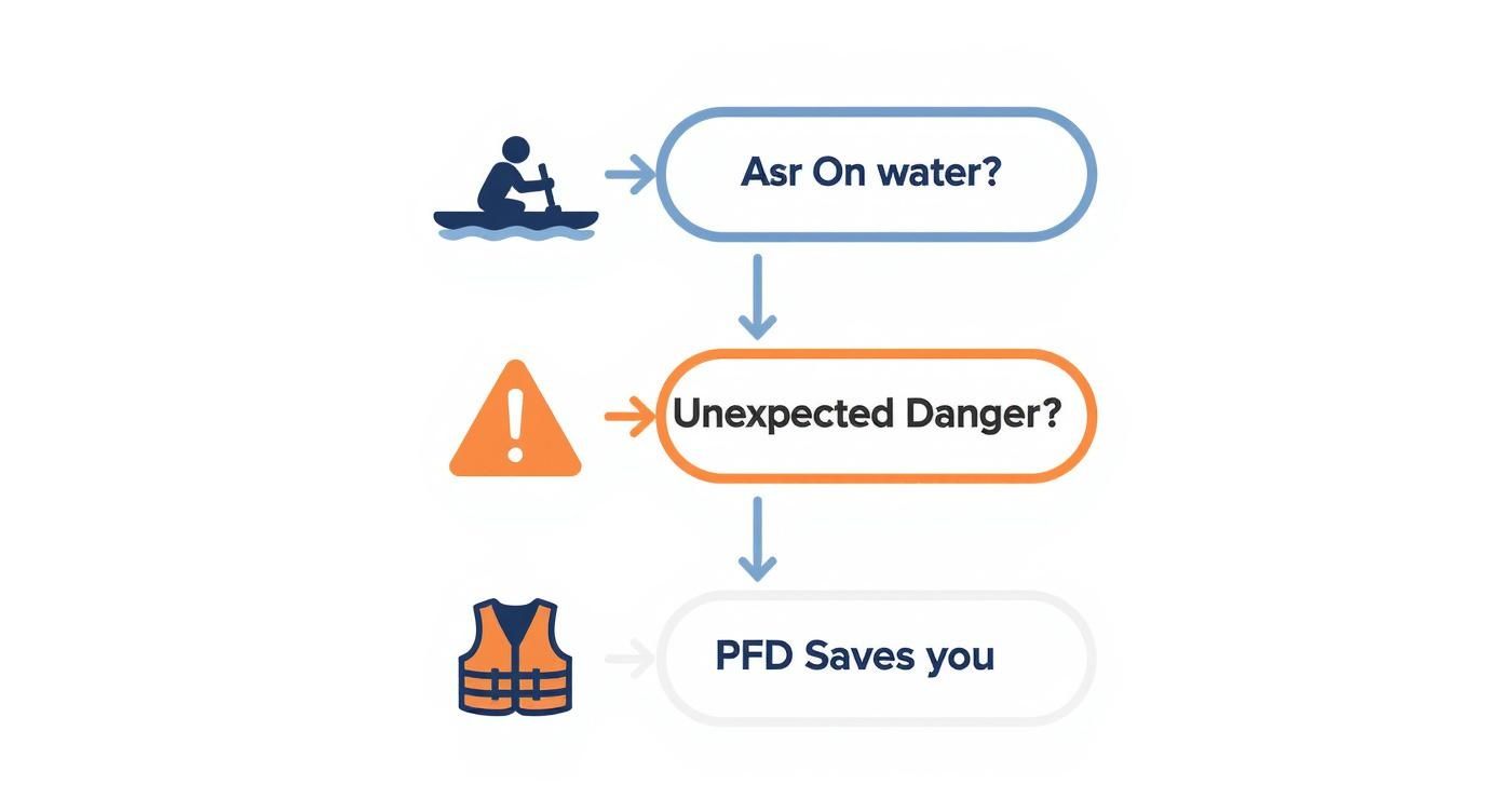 Infographic about paddle board life jacket