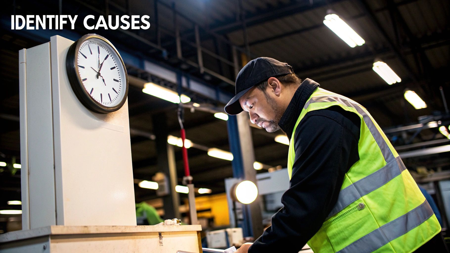 An Element Lux blue light blocking glasses on a wooden table.