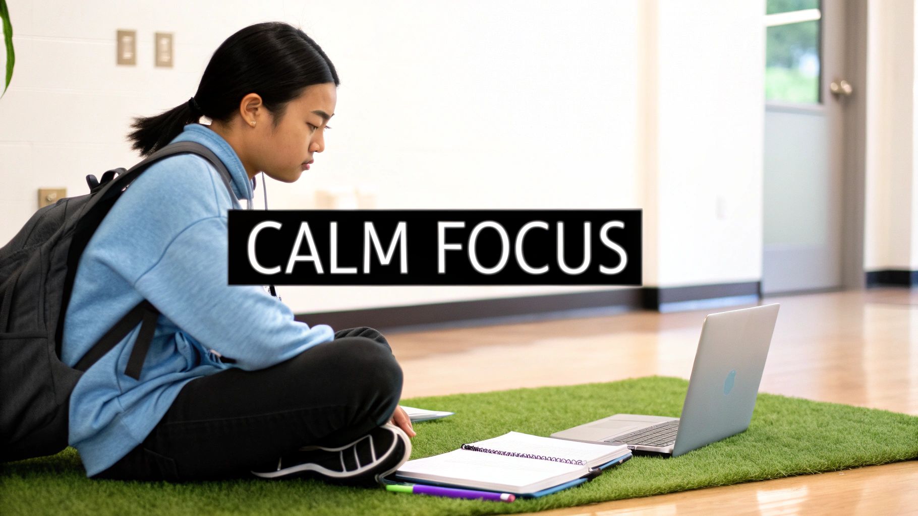 Element Lux blue light blocking glasses with amber lenses being worn by a person reading a book.