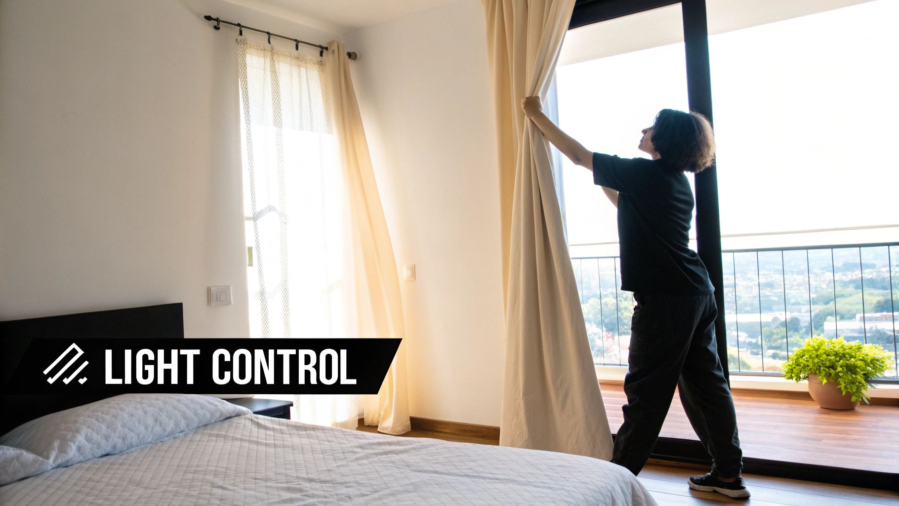 Element Lux blue light blocking glasses shown on a person.