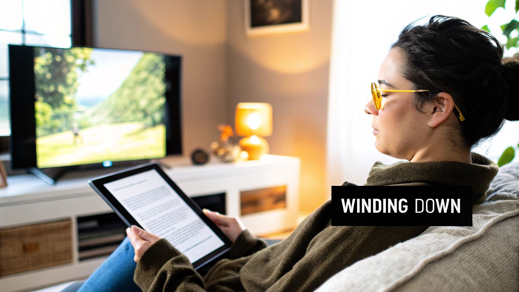 Element Lux blue light blocking glasses with amber lenses