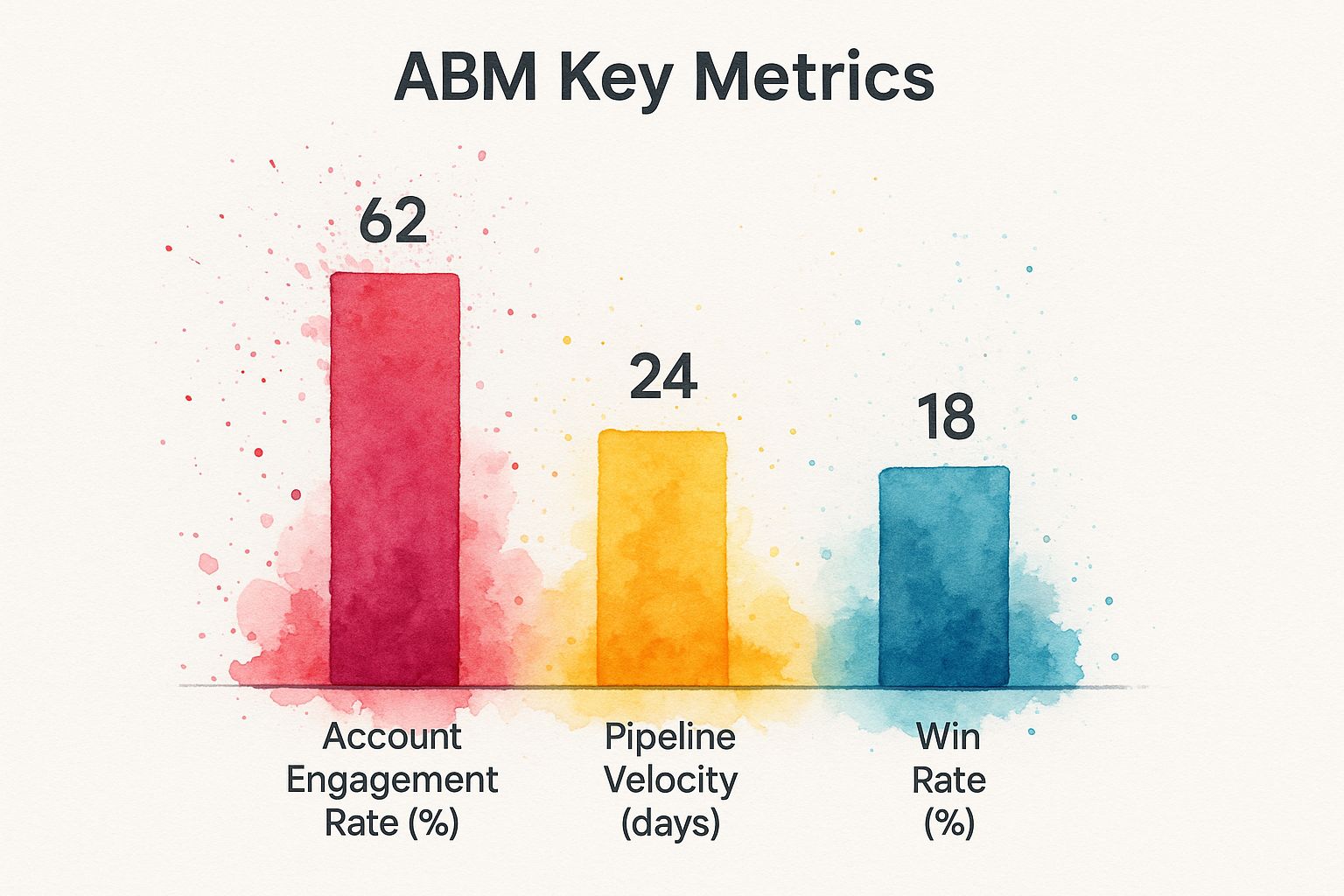 Infographic about account based marketing for b2b