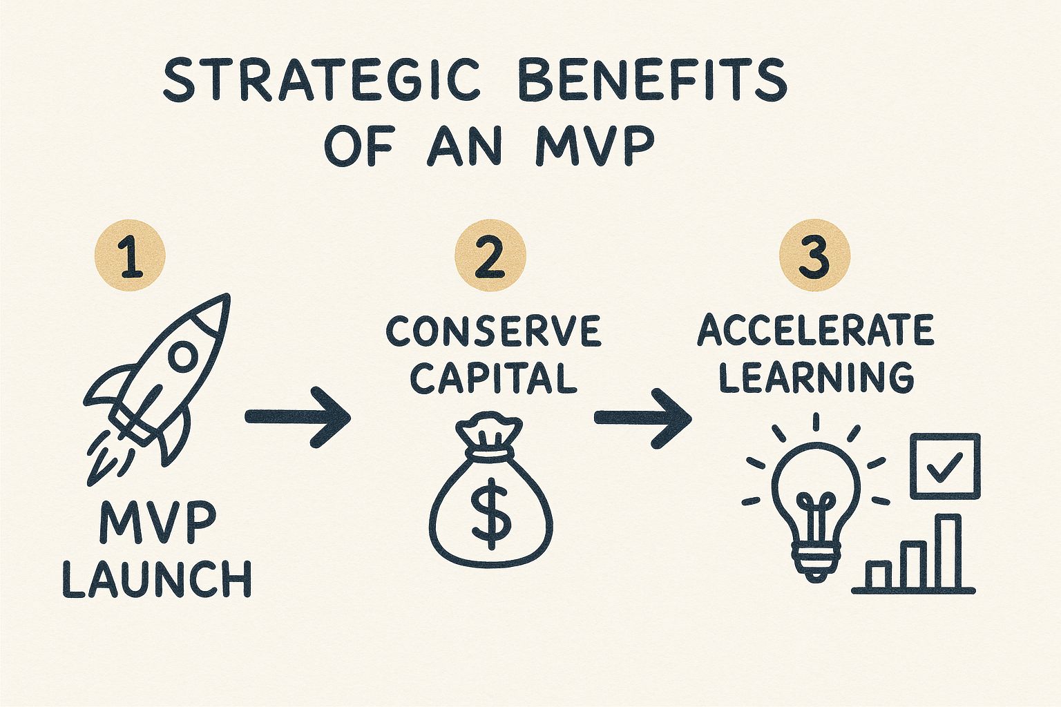 Infographic about startup mvp development services