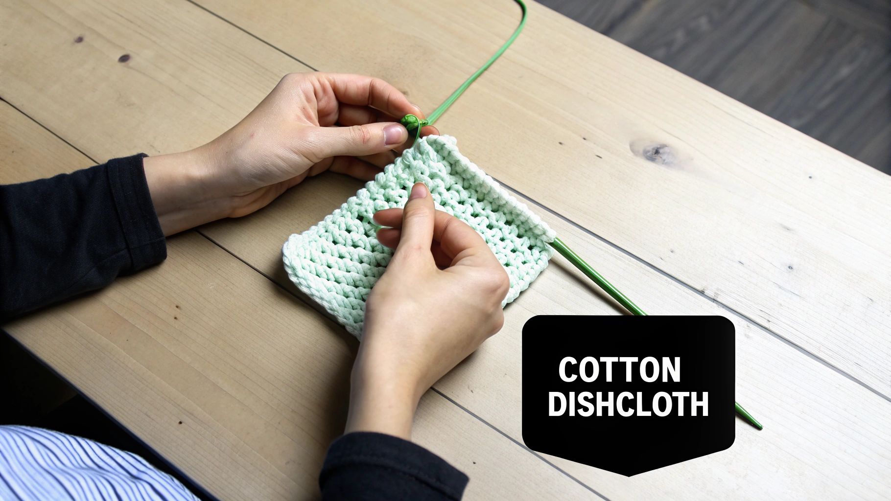 Basic Dishcloth (Knit and Purl)