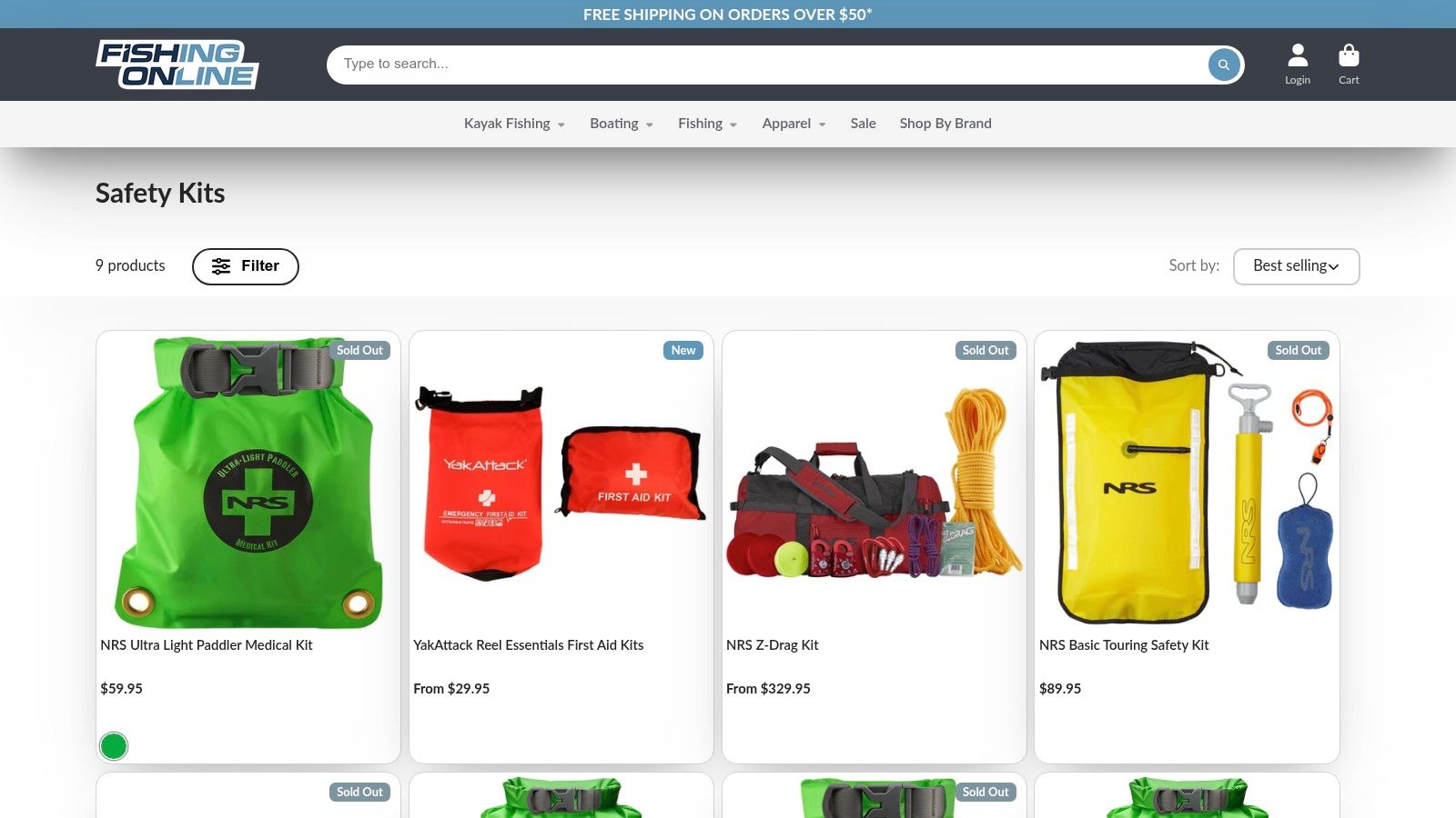 Fishing Online – Safety Kits Collection