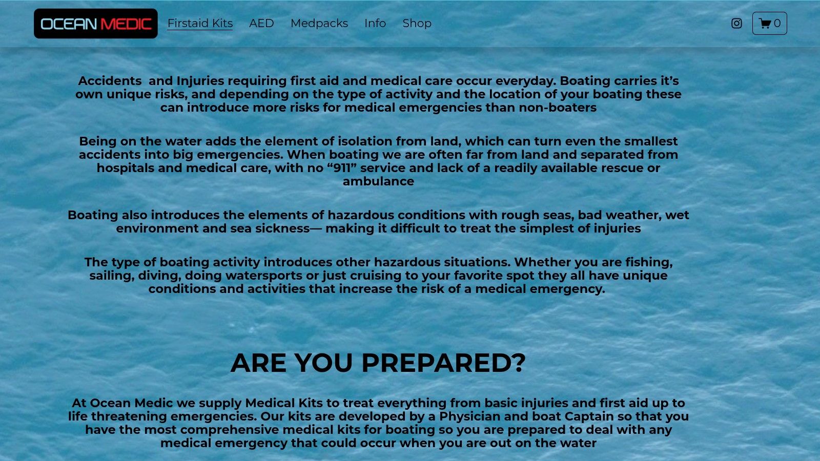 Ocean Medic – 911 Offshore First Aid Kit