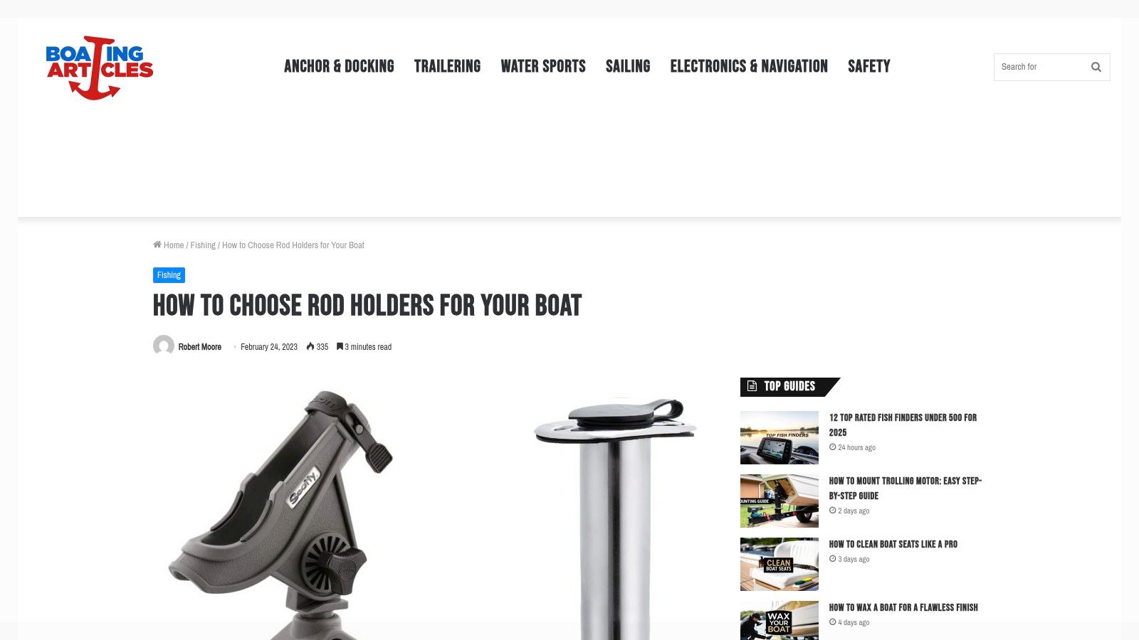 24 - How To Choose Rod Holders For Your Boat