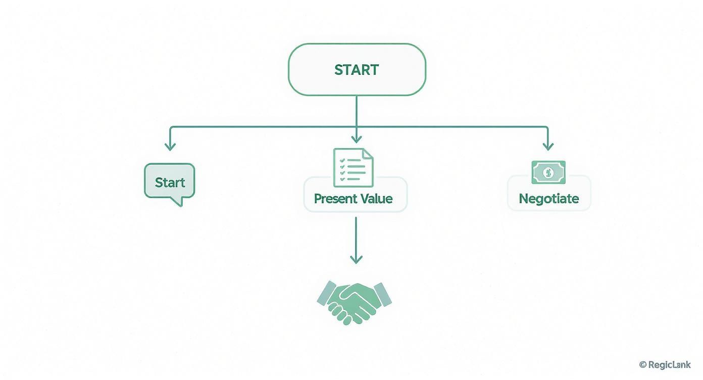 Infographic about how to ask boss for a raise