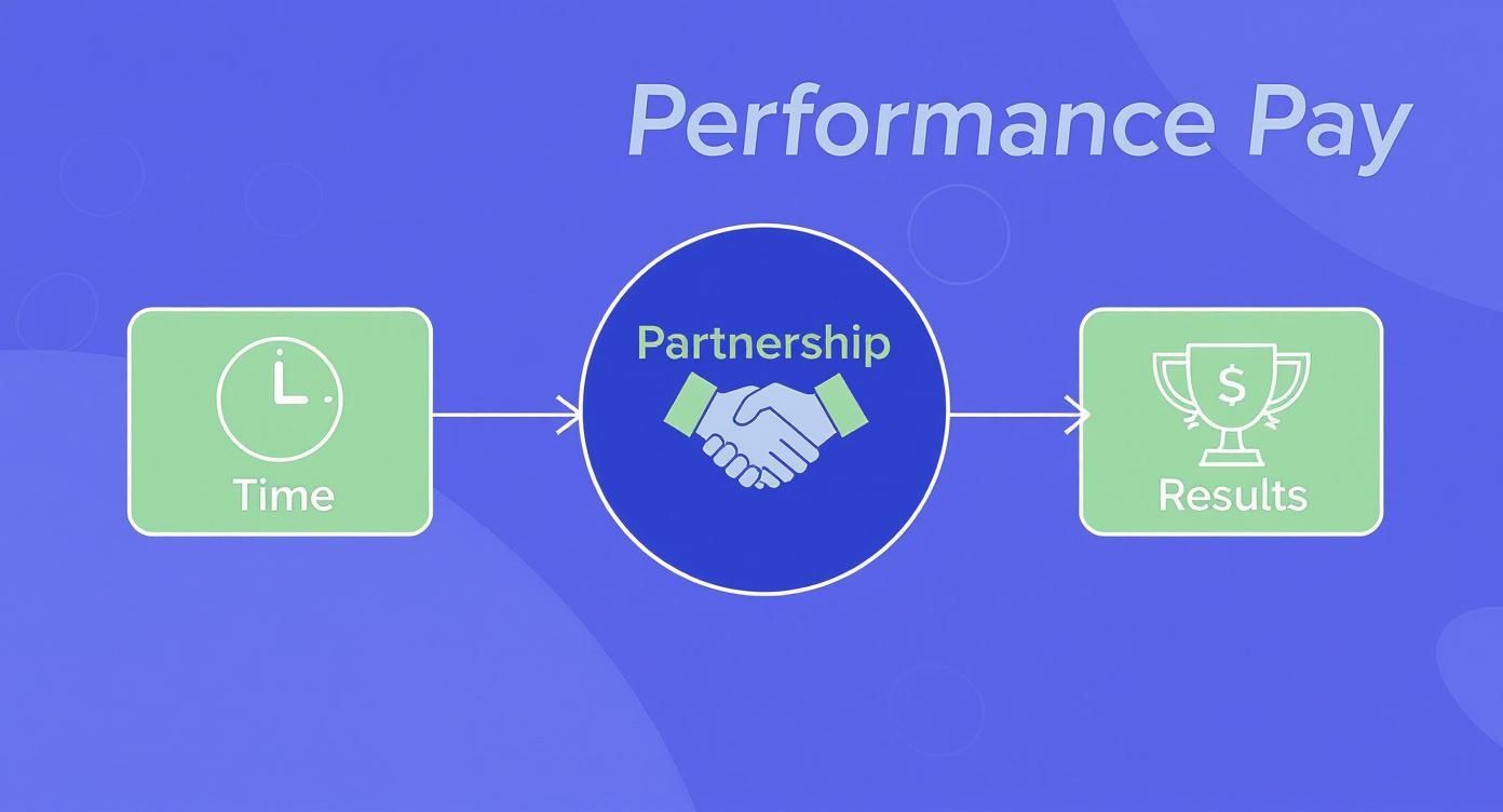 Infographic about what is performance based compensation