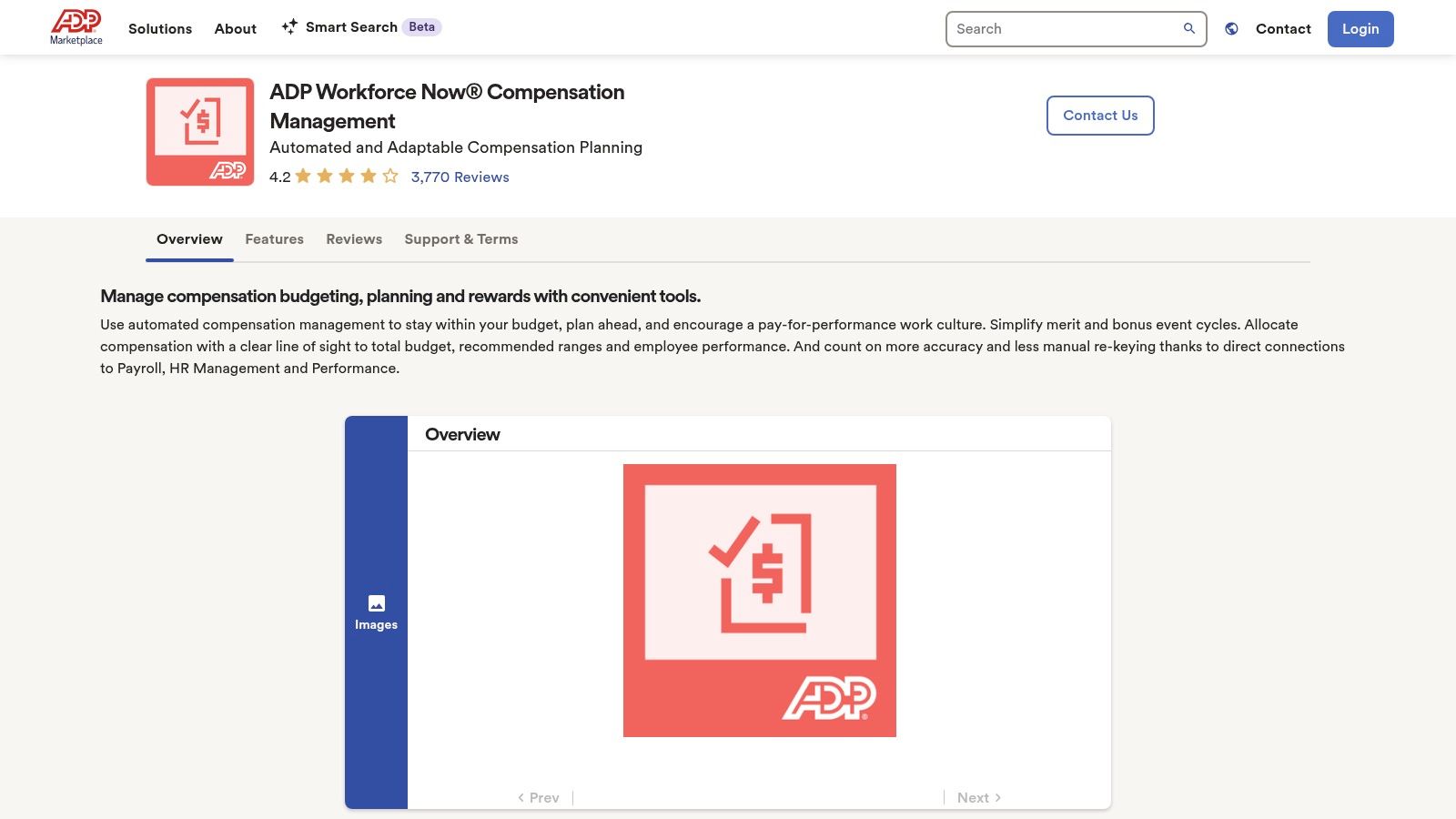 ADP Workforce Now – Compensation Management (ADP Marketplace)