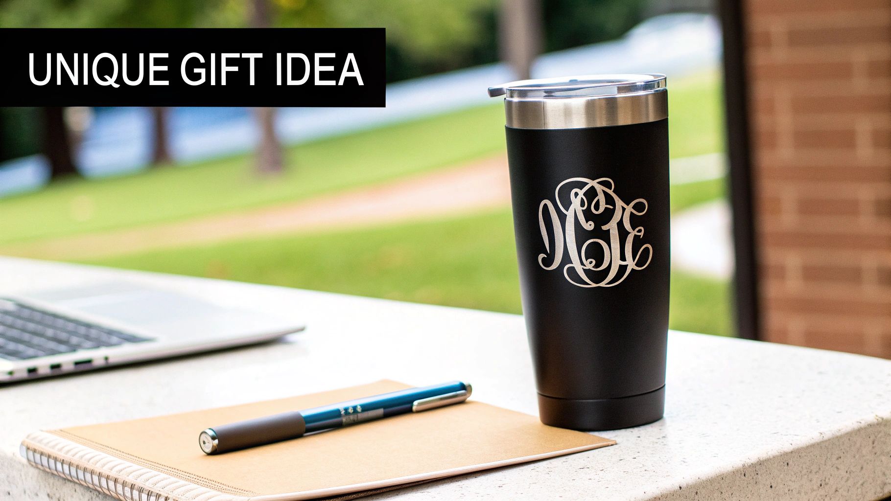 A collection of custom engraved tumblers for different occasions