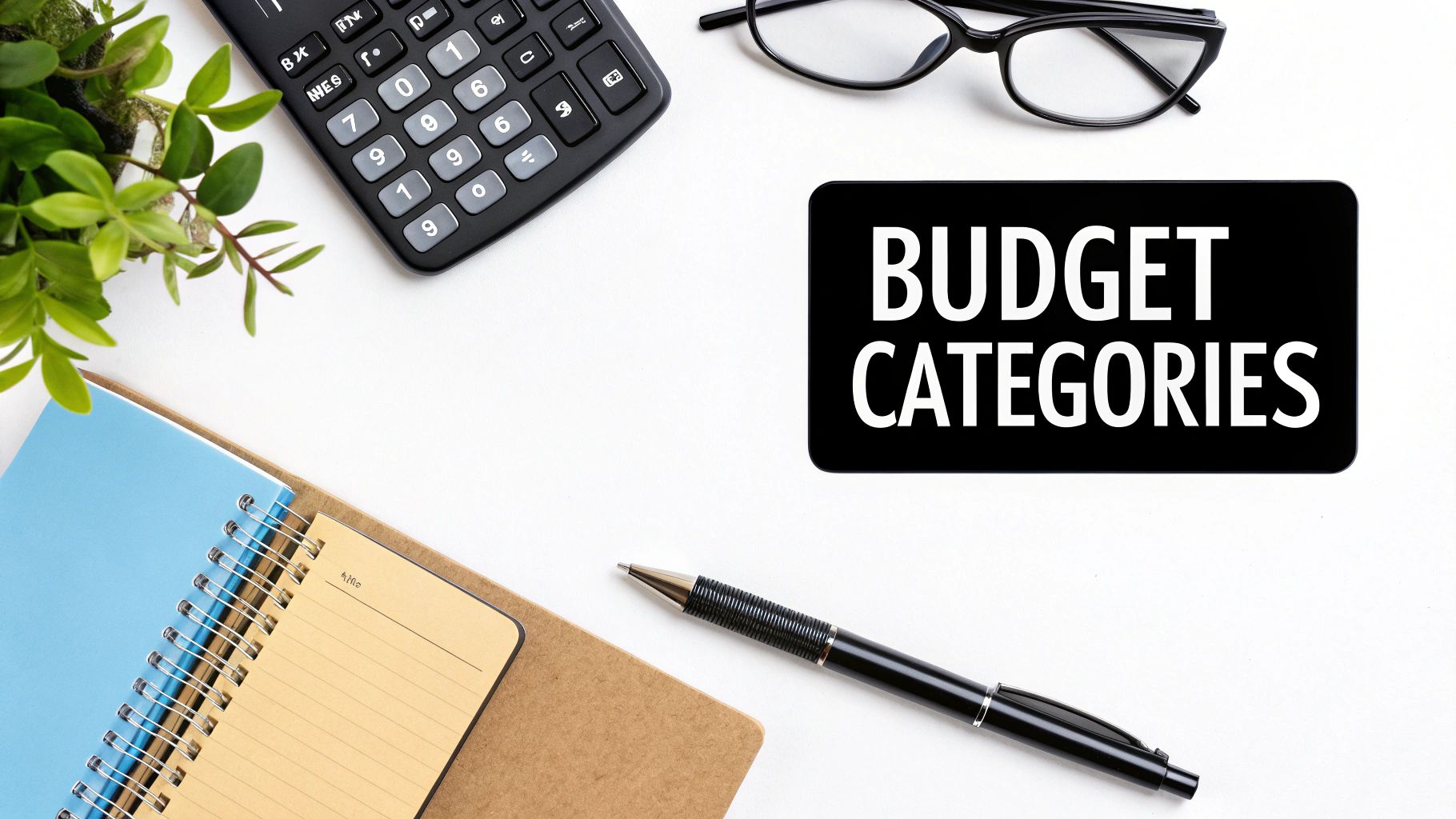 An organized event planning budget template on a laptop screen