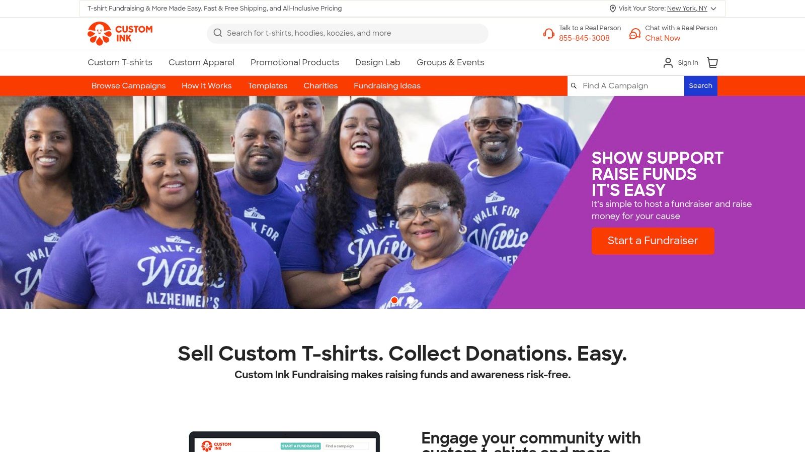 Custom Ink Fundraising