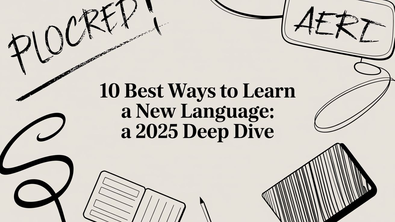 10 Best Ways to Learn a New Language: A 2025 Deep Dive