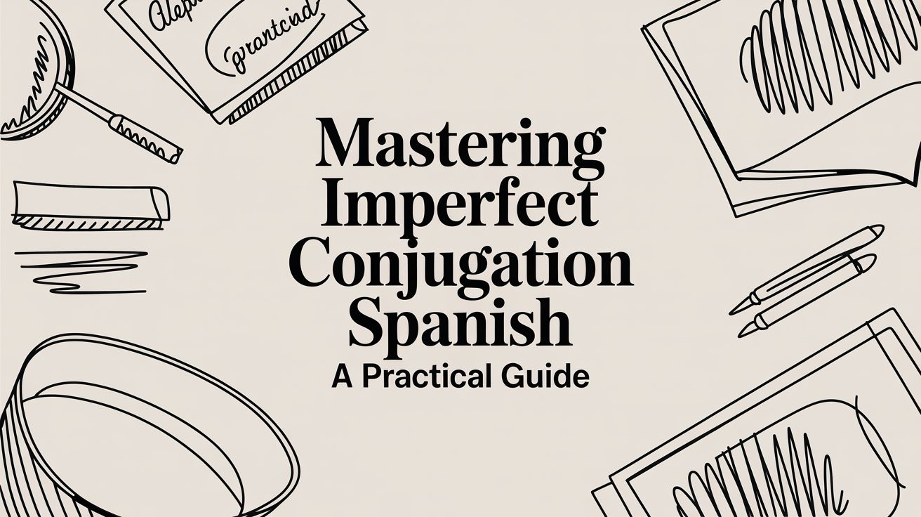 Mastering Imperfect Conjugation Spanish A Practical Guide