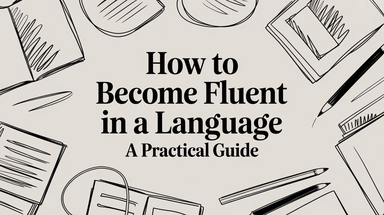 How to Become Fluent in a Language A Practical Guide