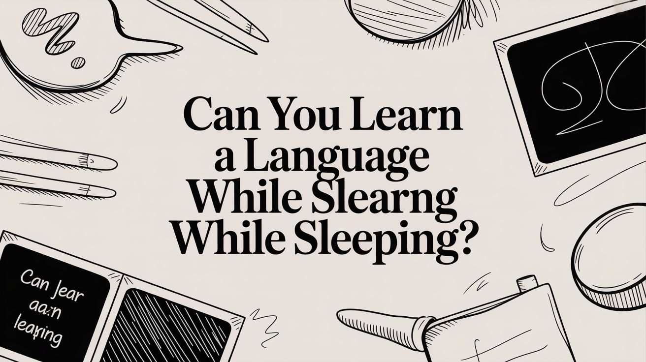 Can You Learn a Language While Sleeping: can you learn a language while sleeping