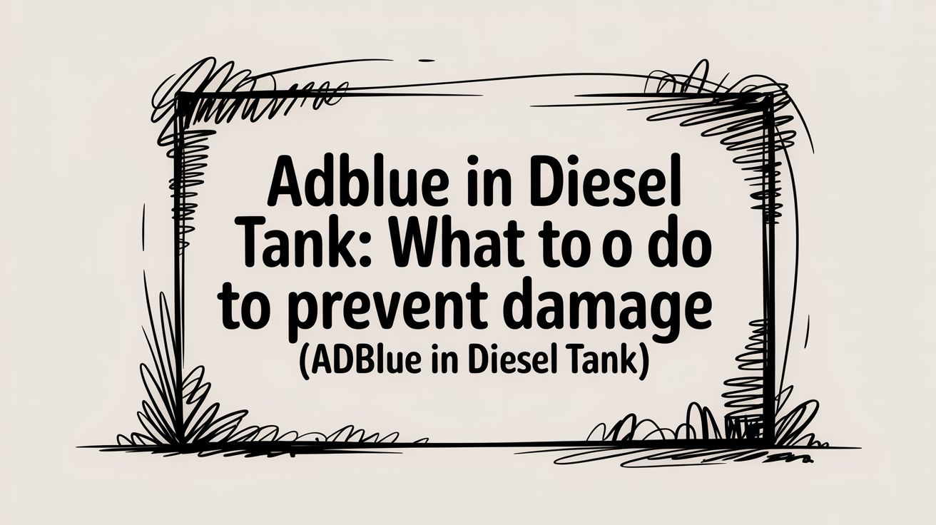 Adblue in Diesel Tank: What to Do to Prevent Damage (adblue in diesel tank)