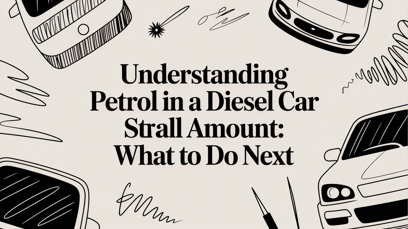 Understanding petrol in a diesel car small amount: What to do next
