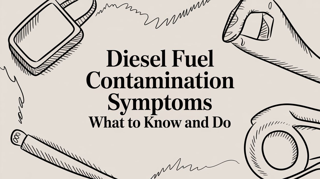 Diesel Fuel Contamination Symptoms What to Know and Do
