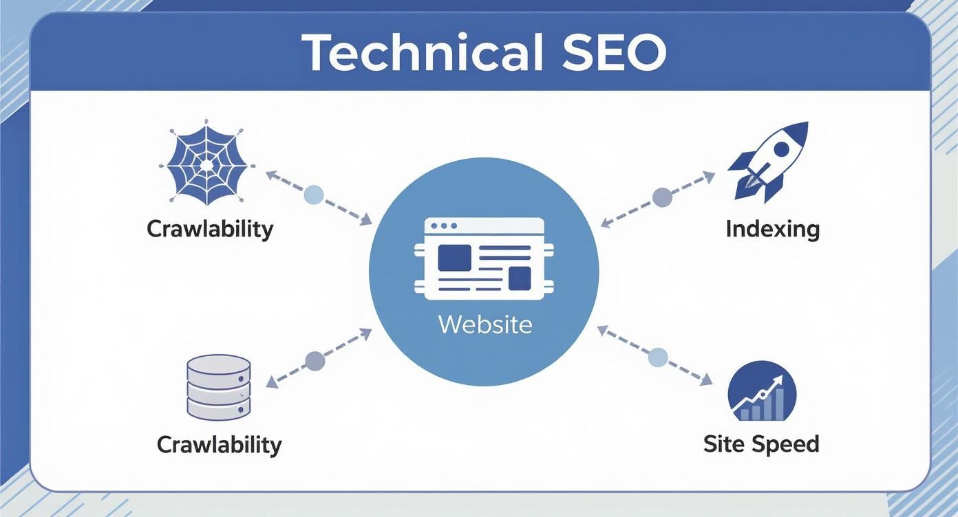 Infographic about technical seo issues