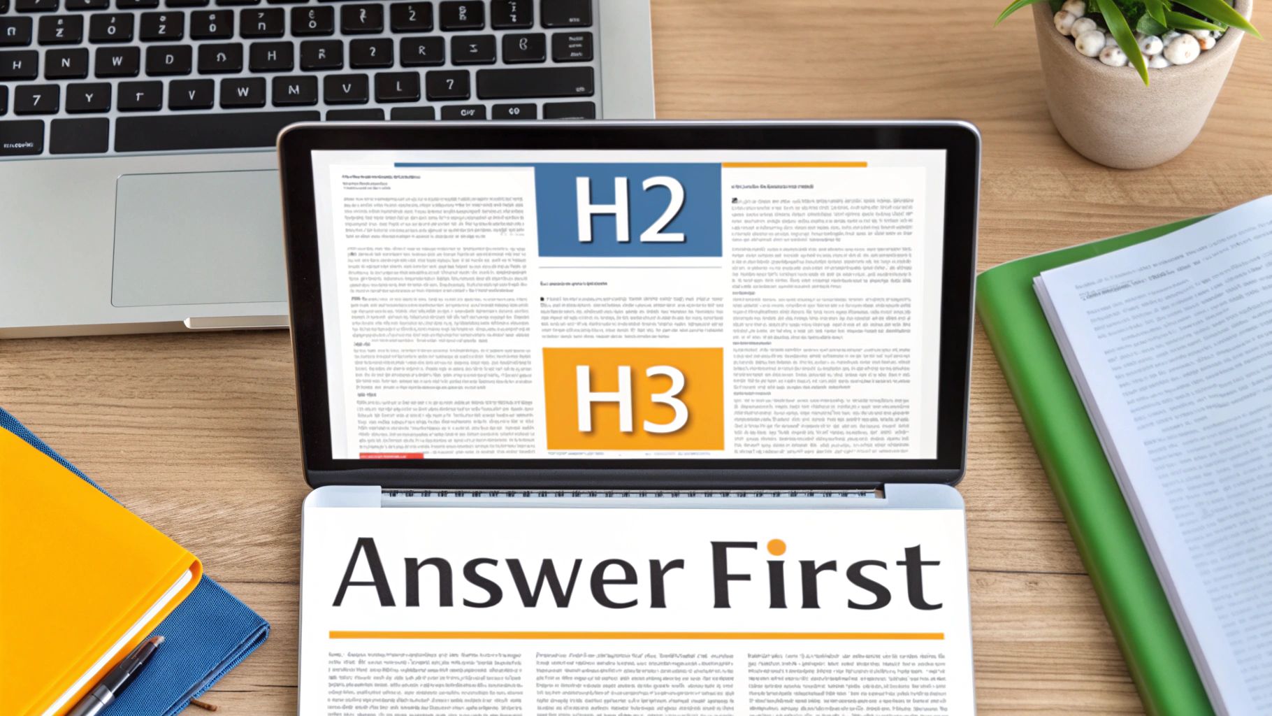 A developer's screen showing code and schema markup for a website