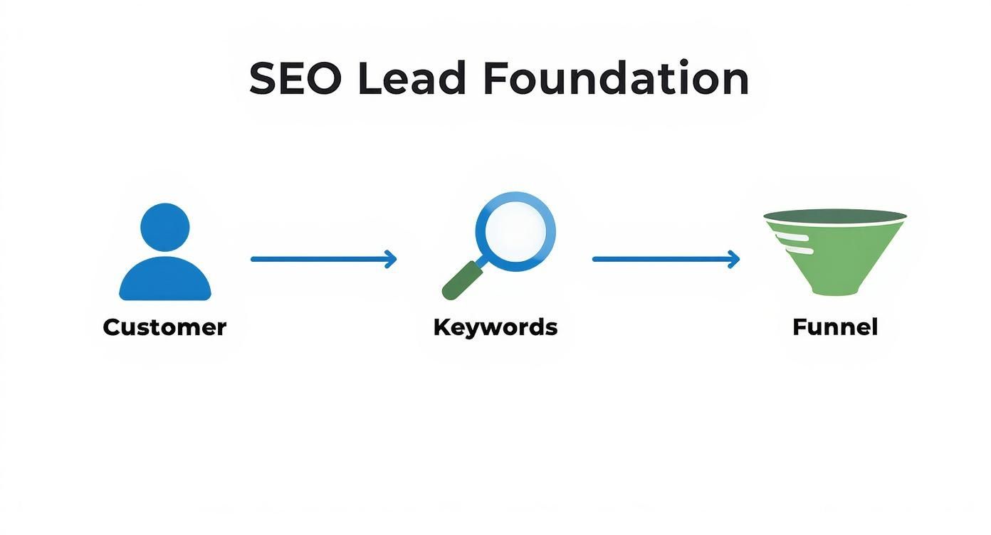 Infographic about seo lead generation