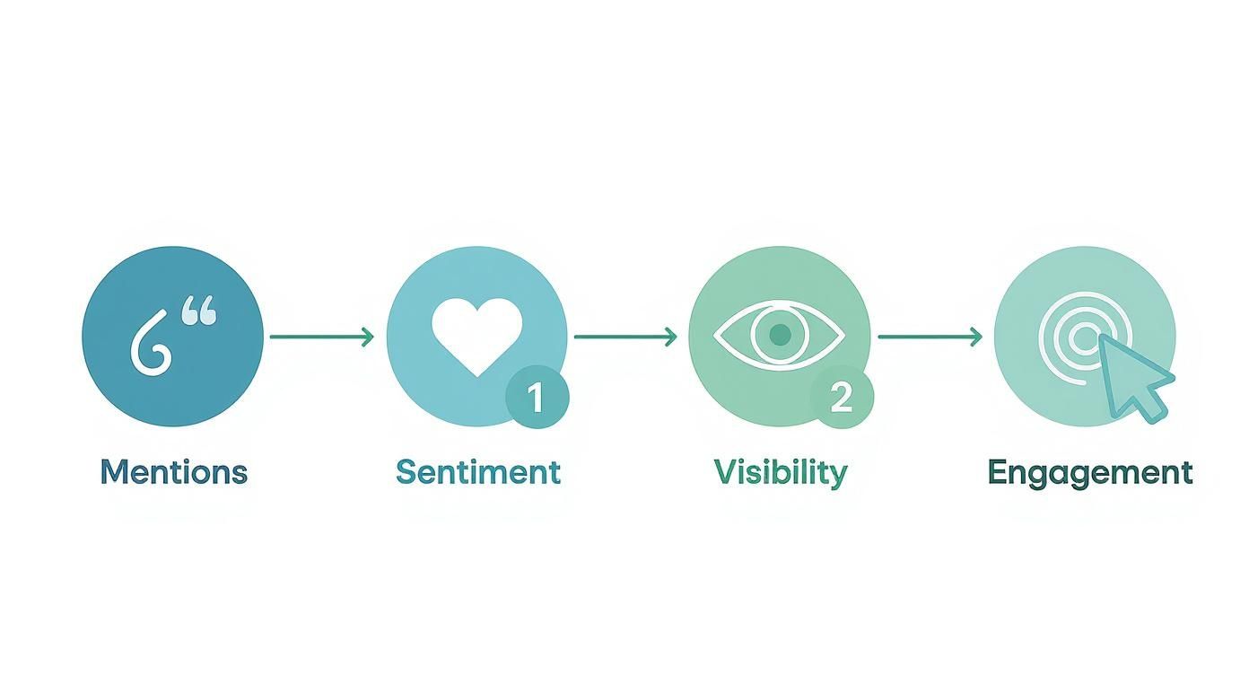 Infographic about generative search analytics