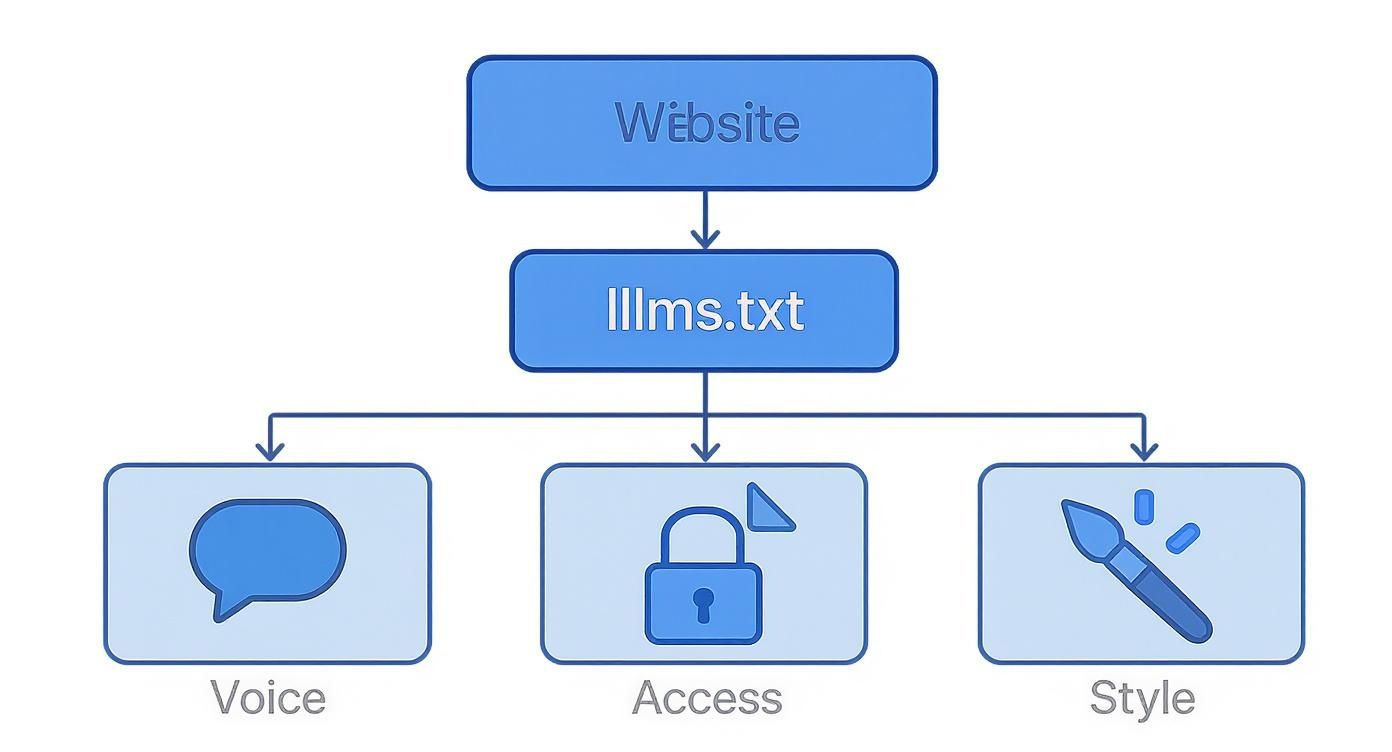 Infographic about llms.txt