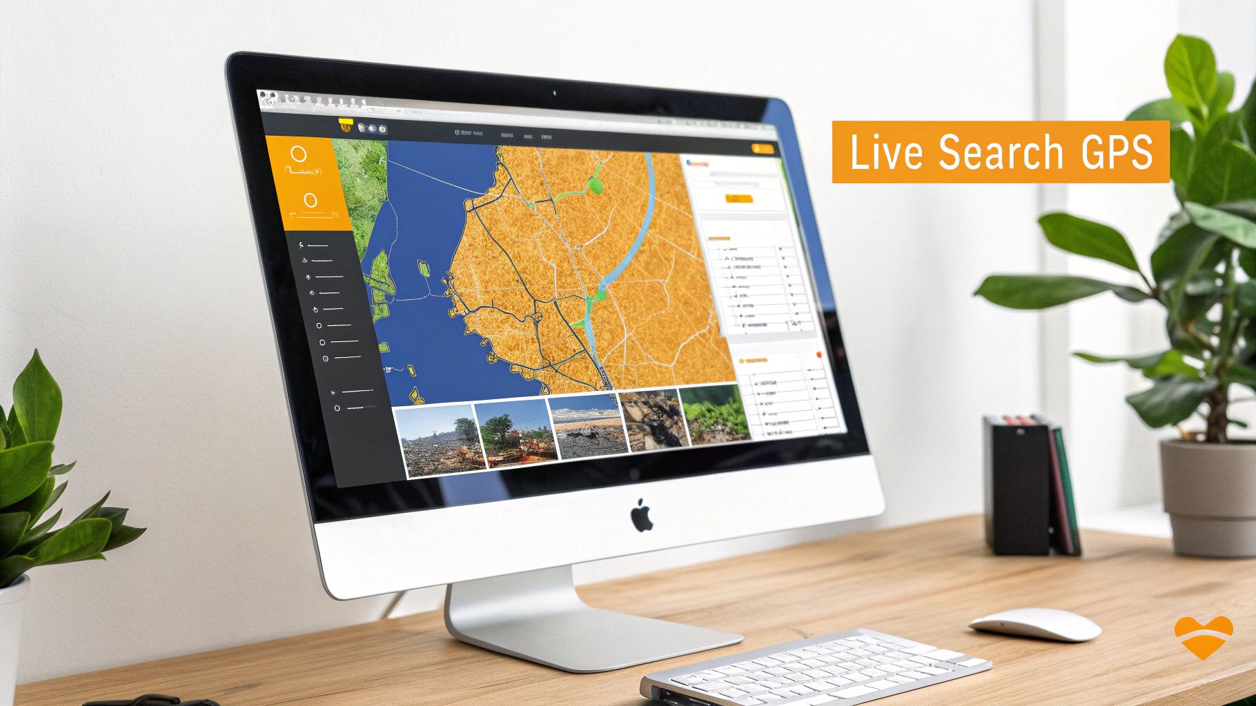 An abstract image representing the network of data and analytics involved in generative search.