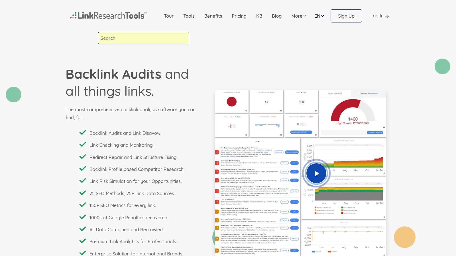 LinkResearchTools (LRT)